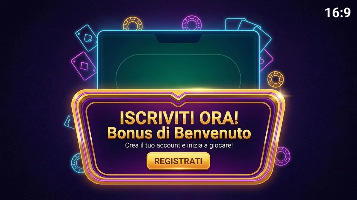 Registrazione con bonus